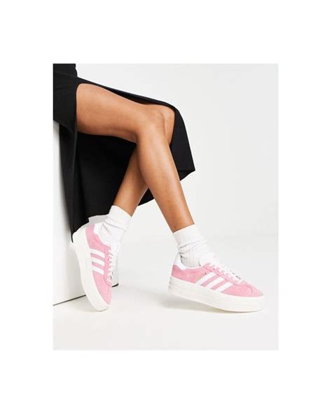 sneakers dames plateauzool wit adidas|adidas sneakers wit.